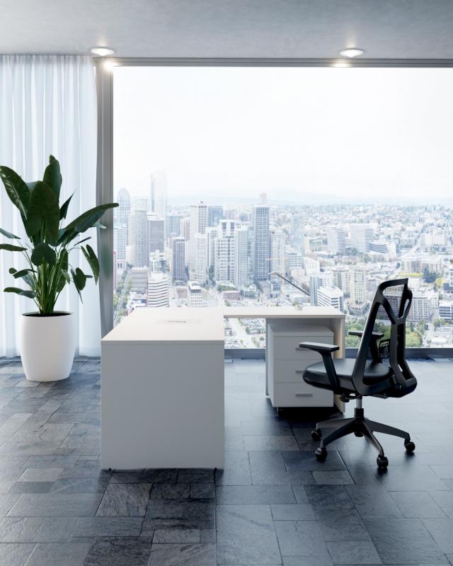 escrtorios con mesas auxiliar