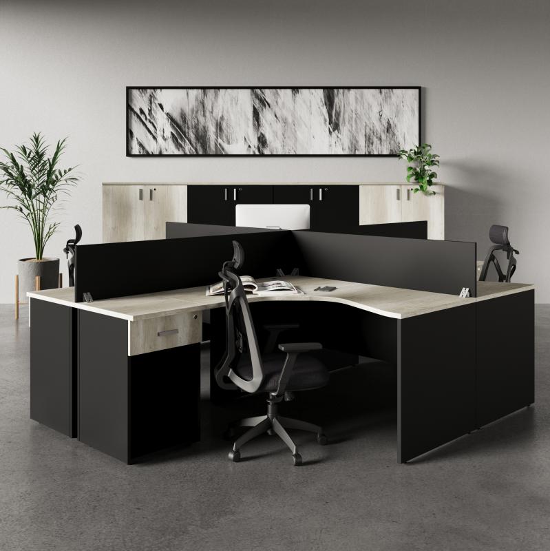 puestos de trabajo con mamparas